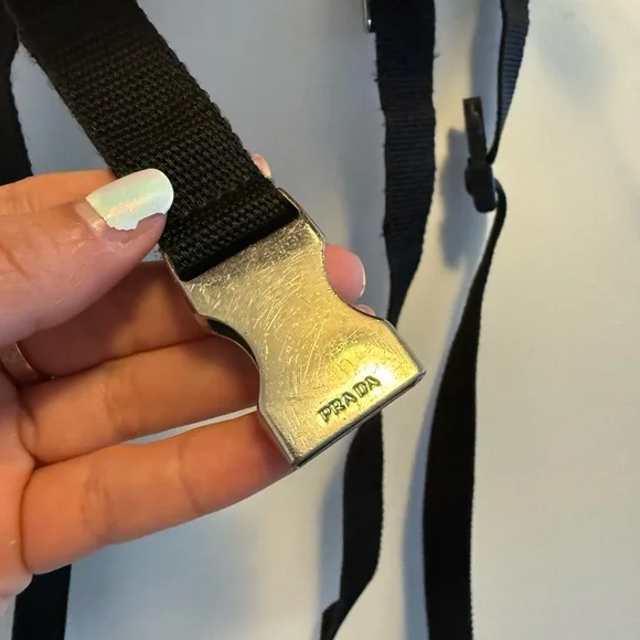 Prada Red Mini Backpack with belt - Picture 6 of 11